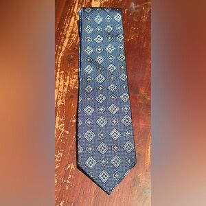 NORDSTROM Blue & Gold Silk Tie